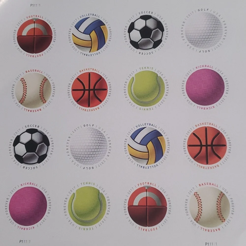 80 Have a Ball 2017 Sports Forever Postage Stamps USPS Bachelor‎ Party Birthday